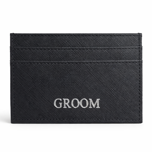 Groom card holder