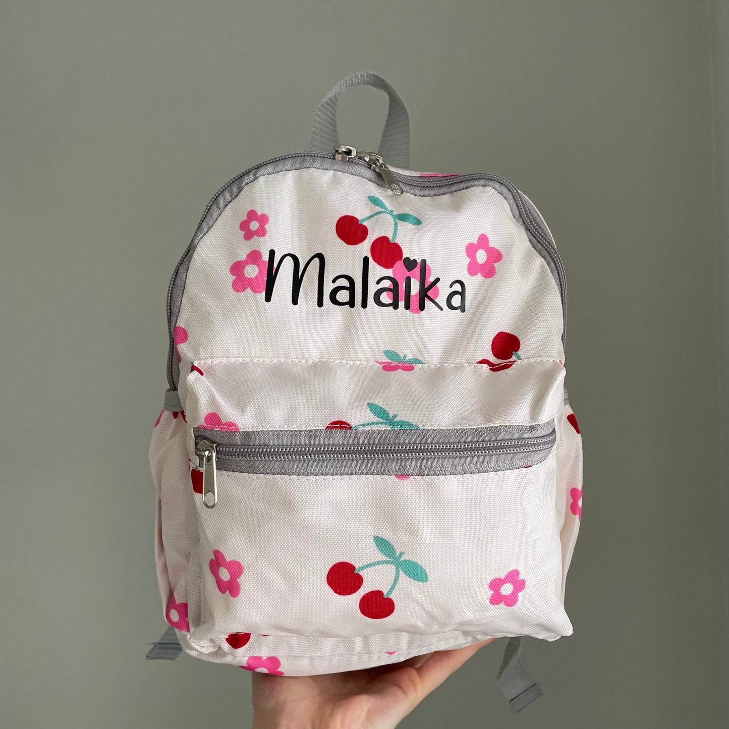 Personalised Childrens Girls Backpack Rucksack Lunchbag