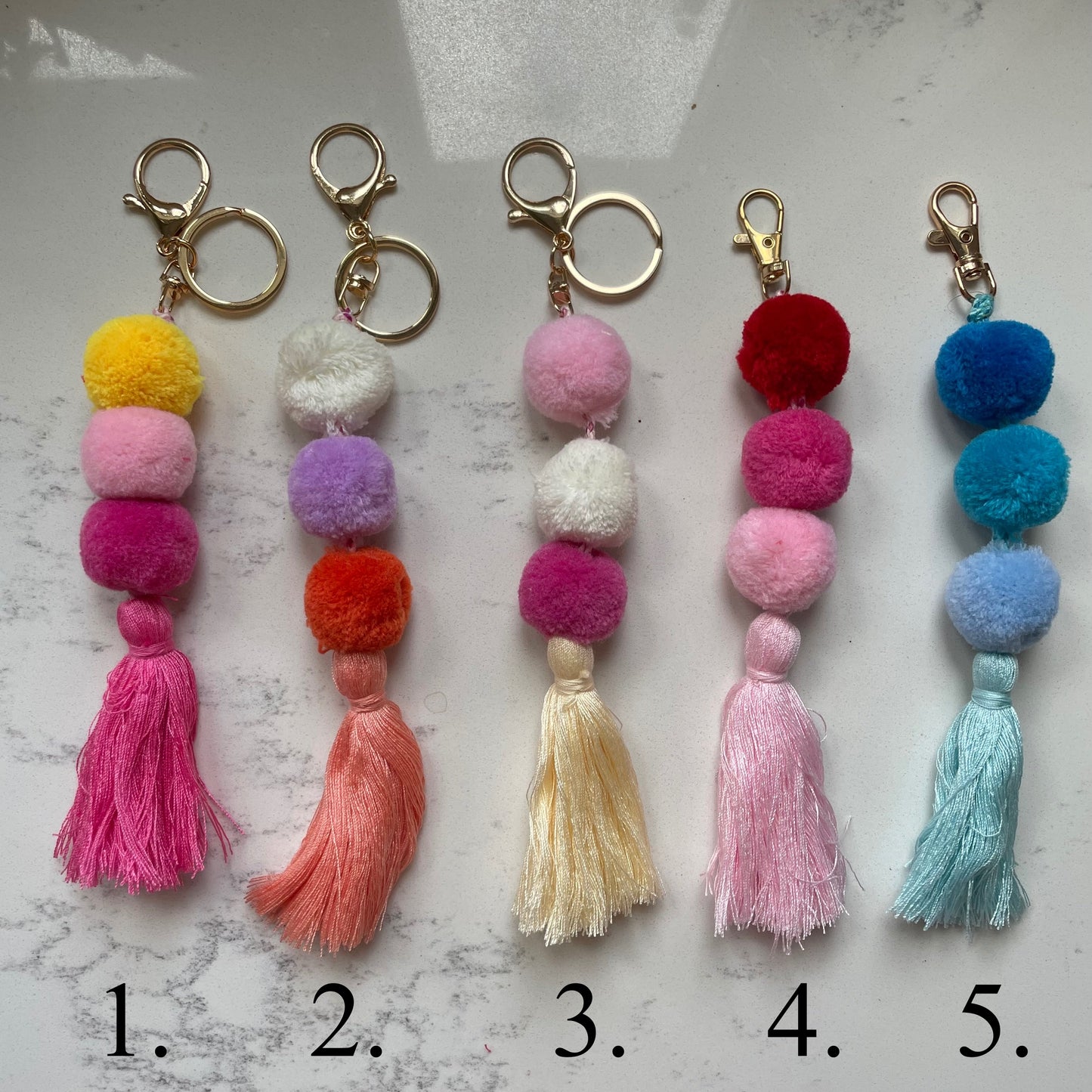 Pom Pom Bag Charms