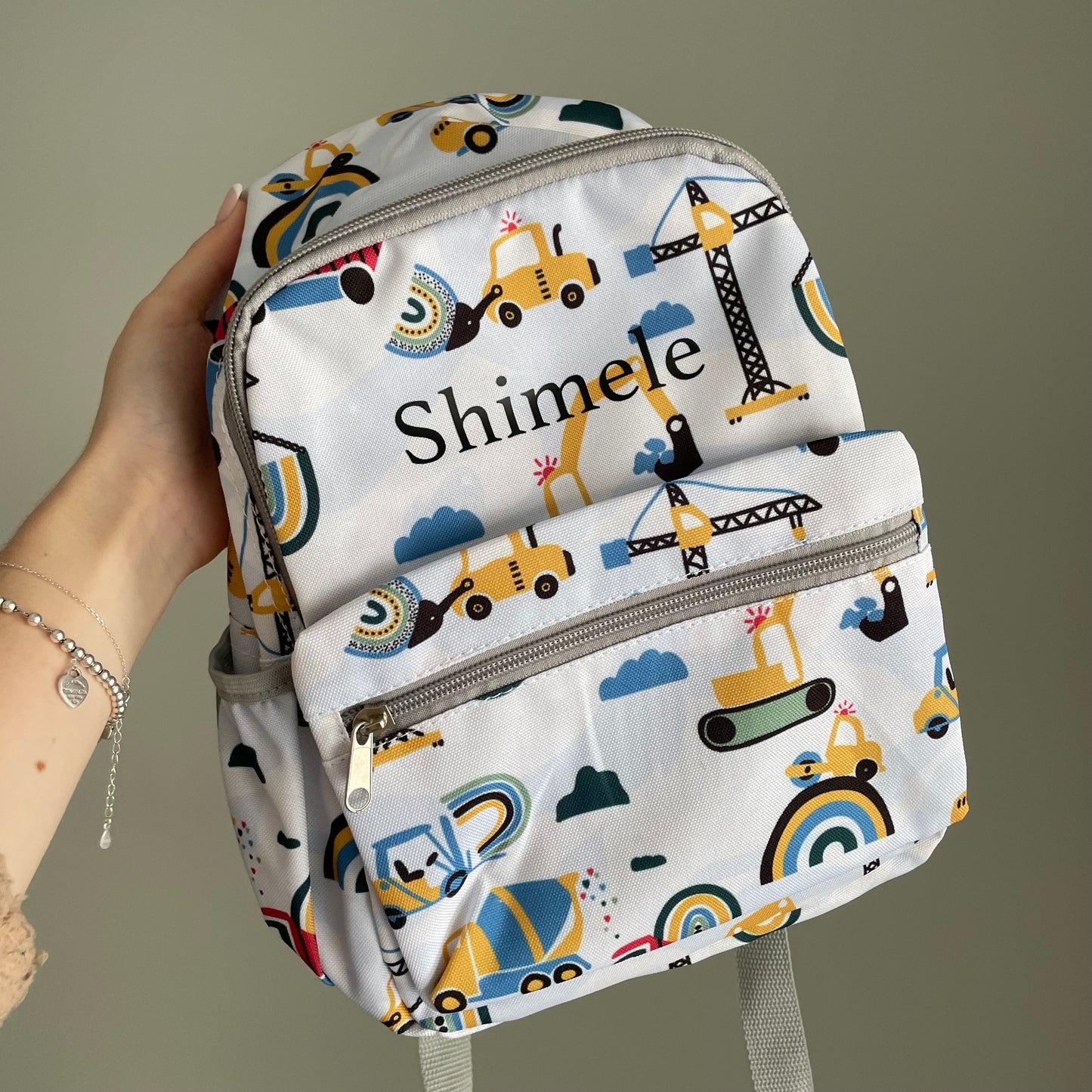 Personalised Childrens Boys Backpack Rucksack Lunchbag