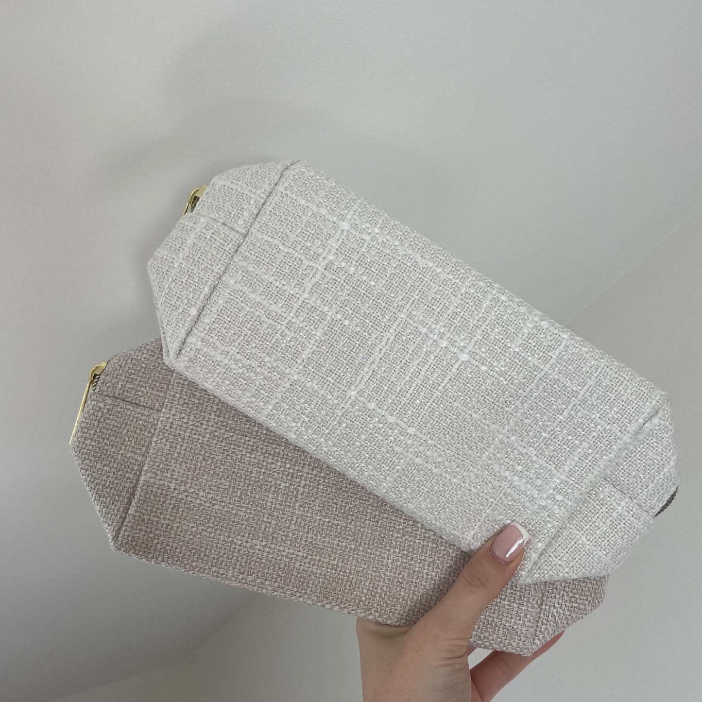 Personalised Boucle Makeup Cosmetic Bag Pencil Case