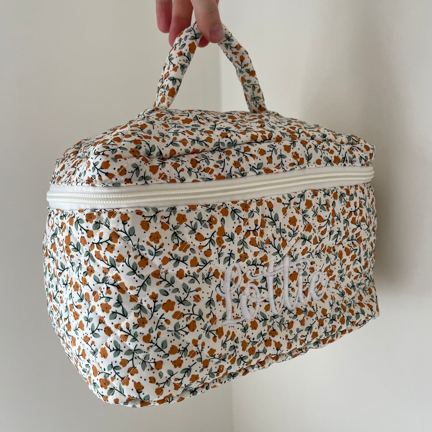 Personalised Embroidered Ditsy Cosmetic Bags