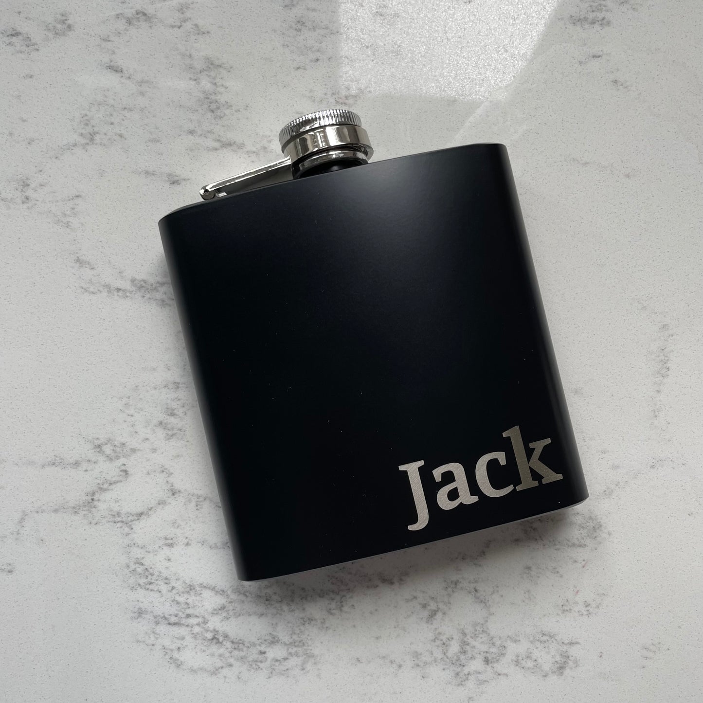Personalised Stainless Steel Drinks Hip Flask