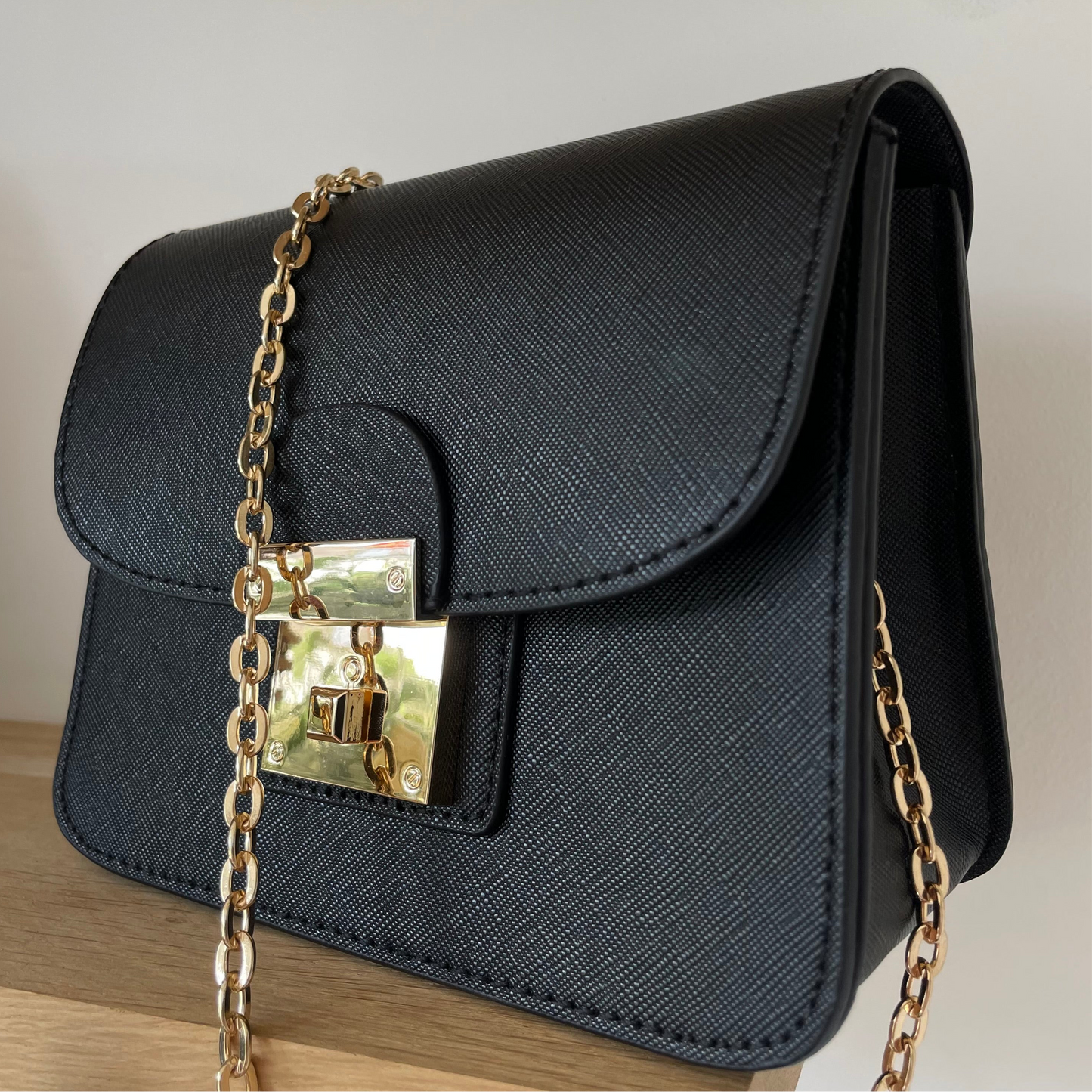Personalised Saffiano Leather FRANKIE Cross body bag