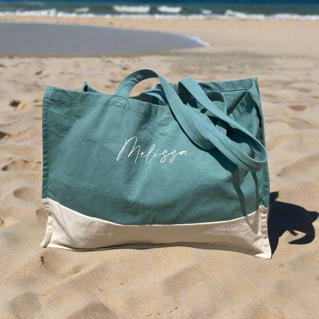 Personalised EMILY Square Canvas Tote Bag