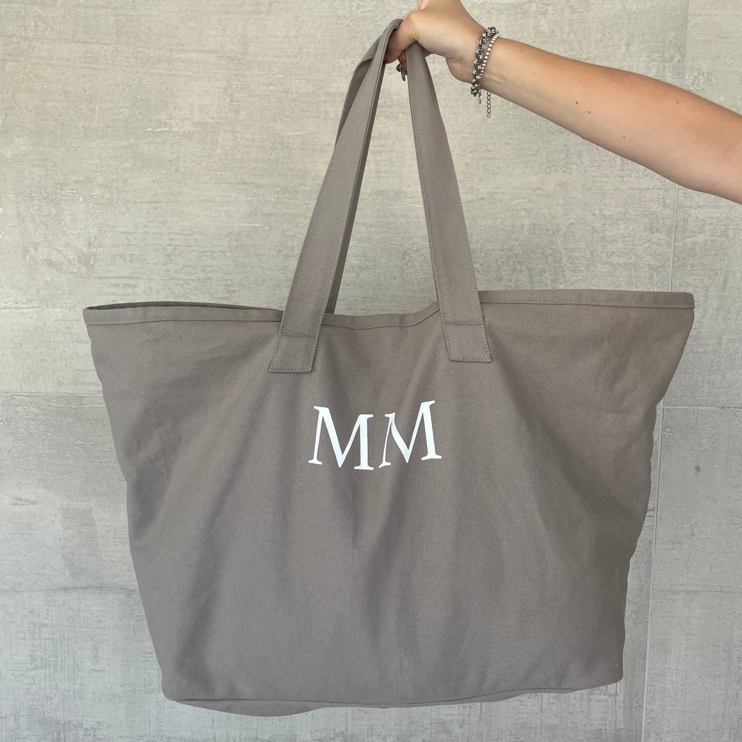Personalised MILLIE Extra Large Cotton Tote Bag