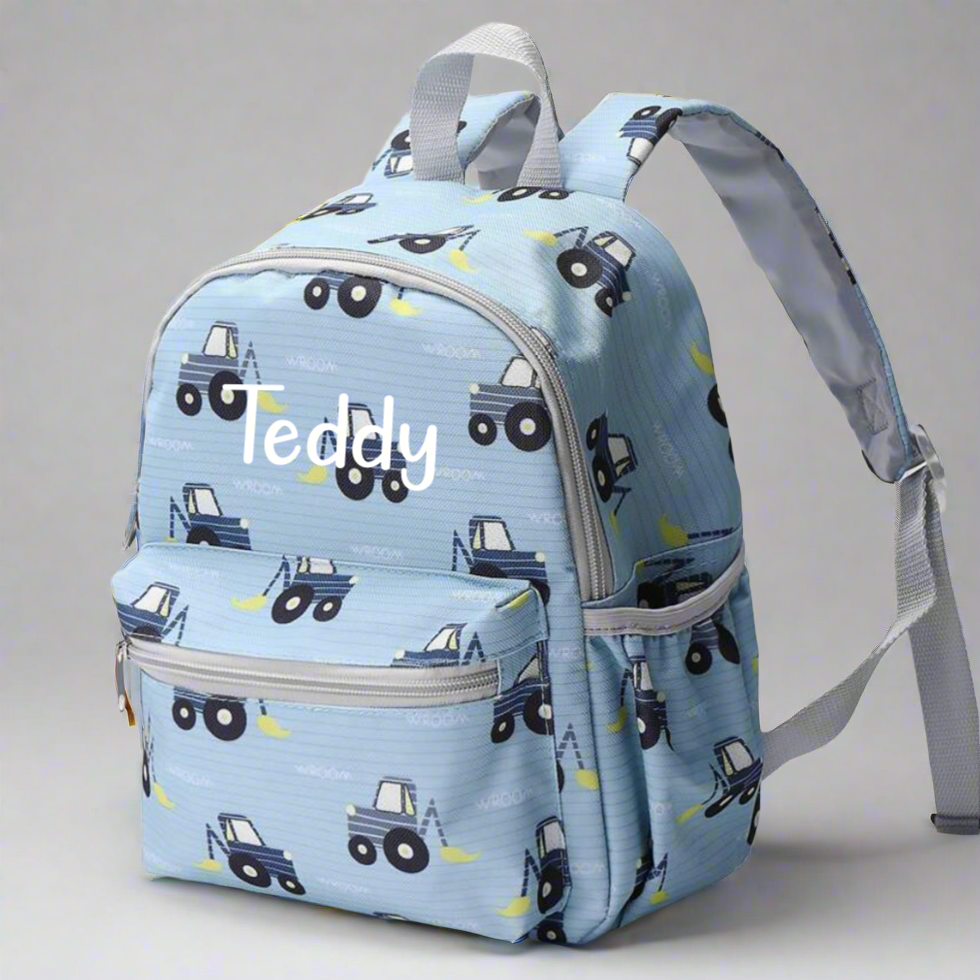 Personalised Childrens Boys Backpack Rucksack Lunchbag