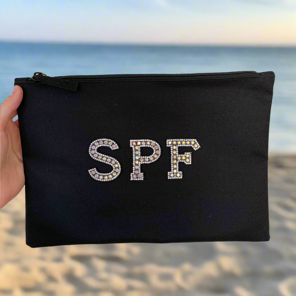 Black SPF Zip Pouch Bag