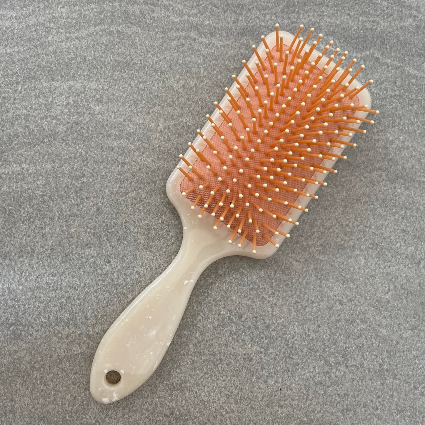Personalised Marble Diamante Hair Brush