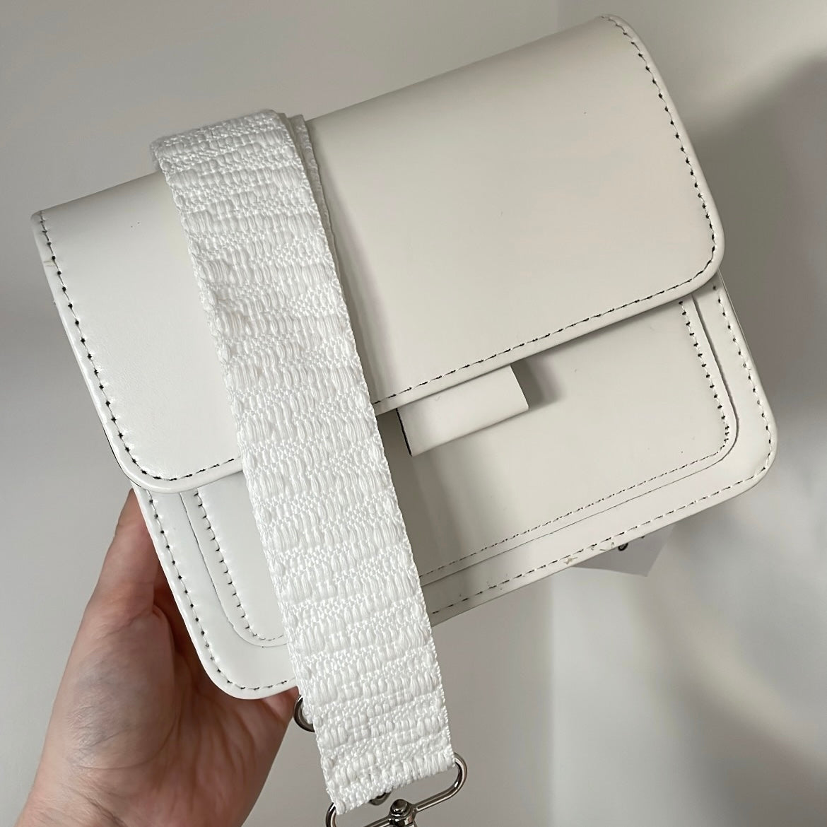 Personalised Mini MICHELLE Embossed Faux Leather Cross Body Bag