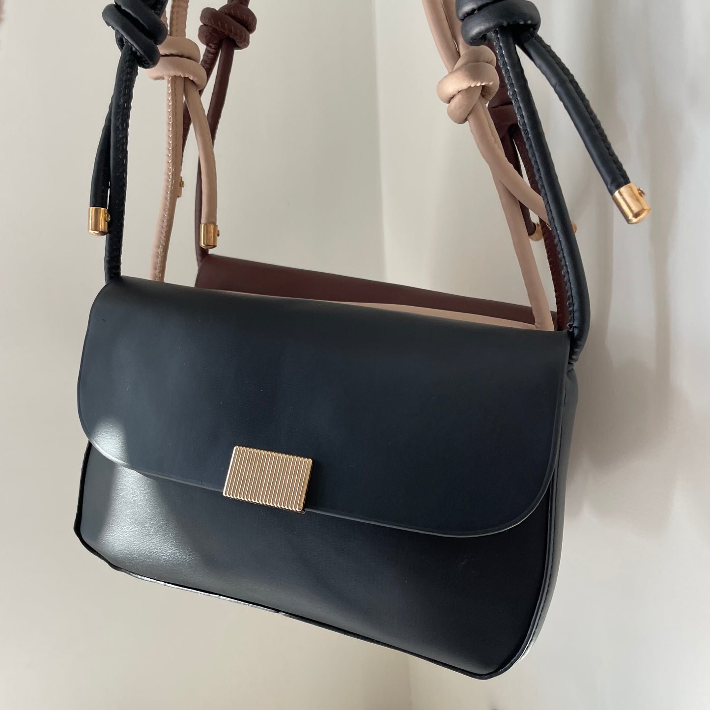 Personalised Embossed Knot Shoulder Bag