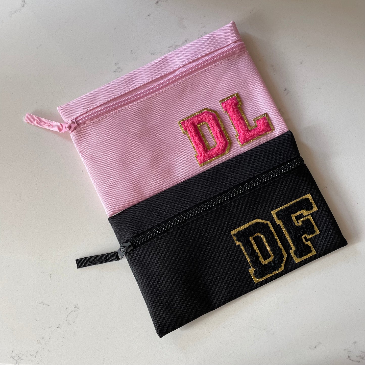 Personalised Patch Zip Pencil Case