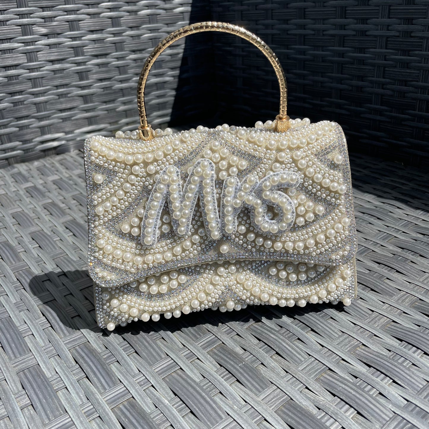 Mrs Pearl Top Handle Hand Bag