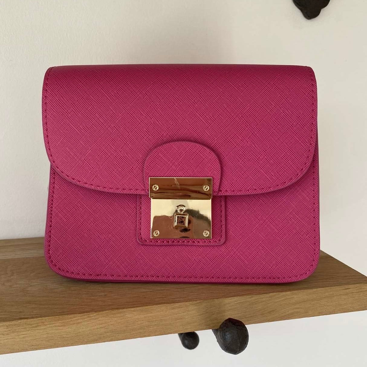 Personalised Saffiano Leather FRANKIE Cross body bag
