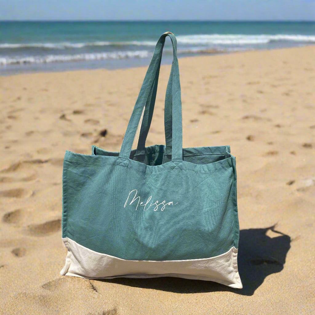 Personalised EMILY Square Canvas Tote Bag