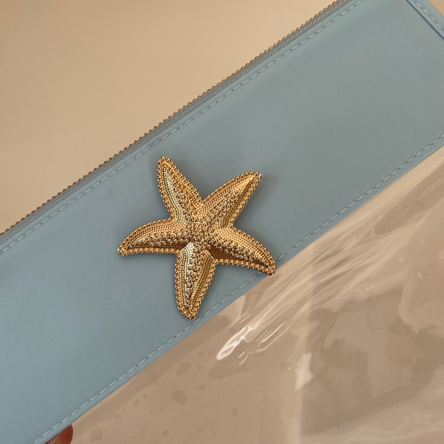 Starfish Clear Panel Pouch