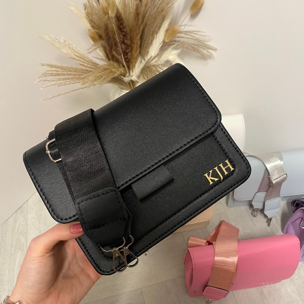 Personalised Mini MICHELLE Faux Leather Cross Body Bag