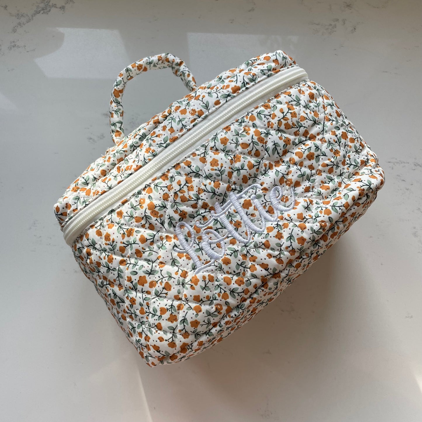 Personalised Embroidered Ditsy Cosmetic Bags