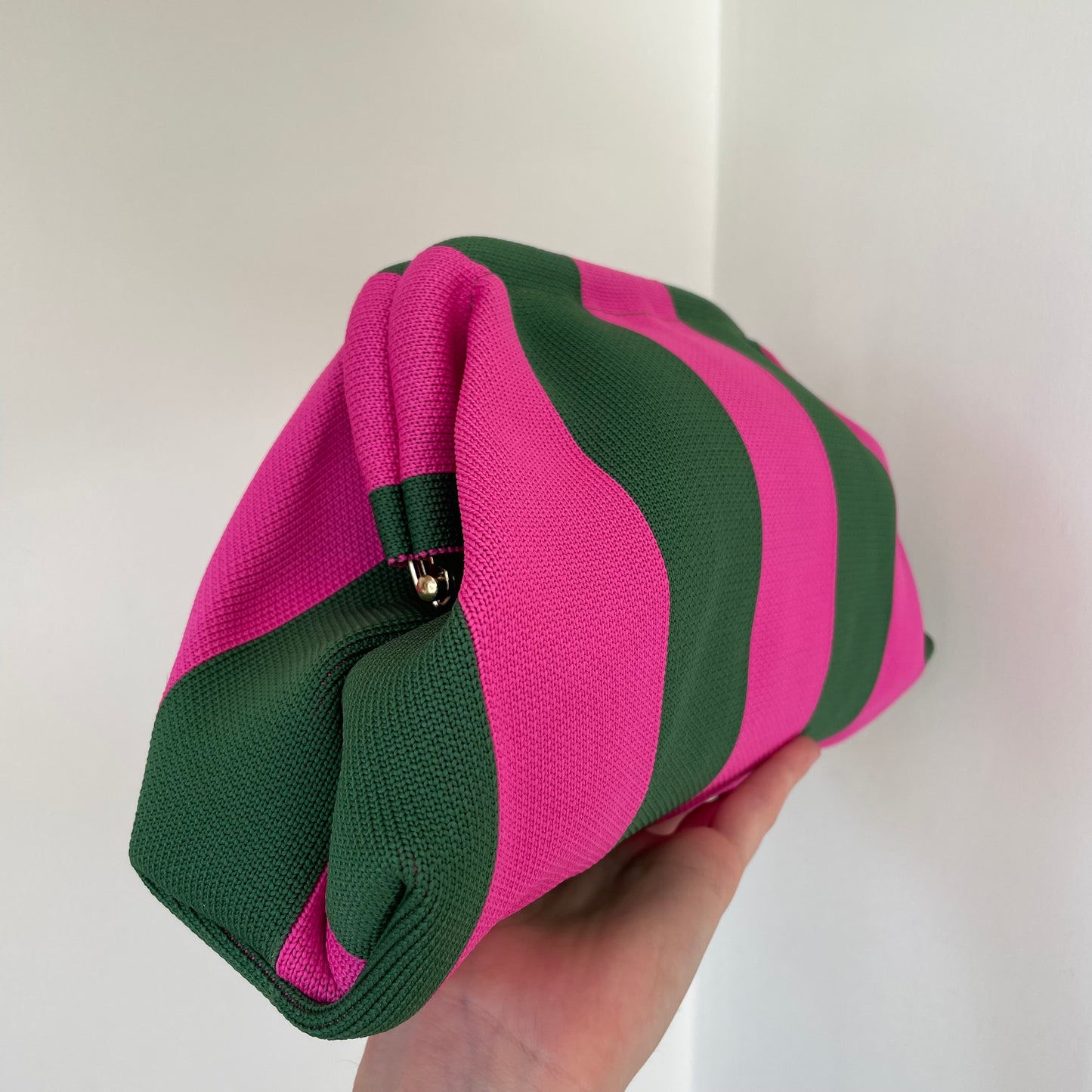Personalised RACHEL Stripe Clutch Bag
