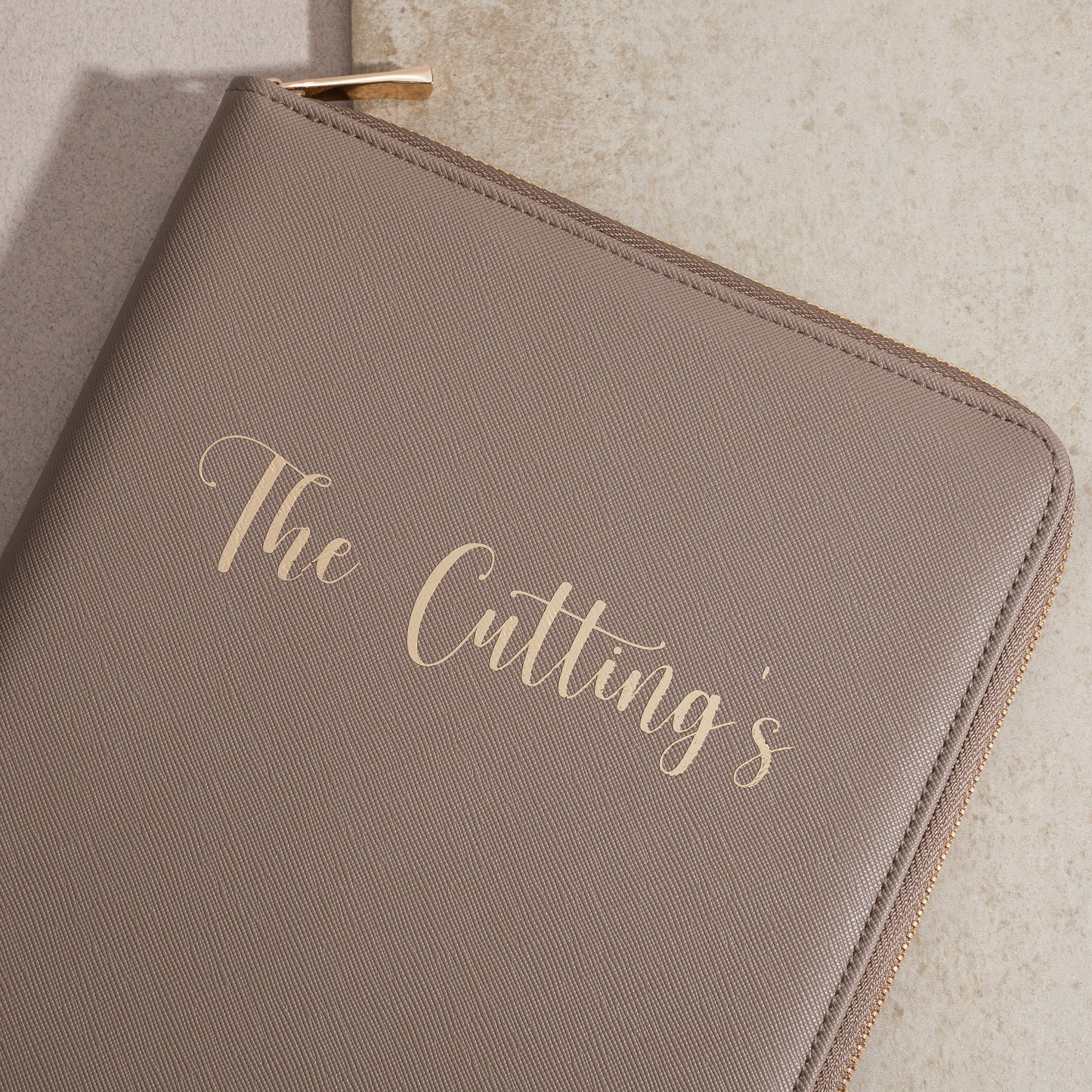 Personalised Saffiano Leather Travel Document Family Travel Organiser