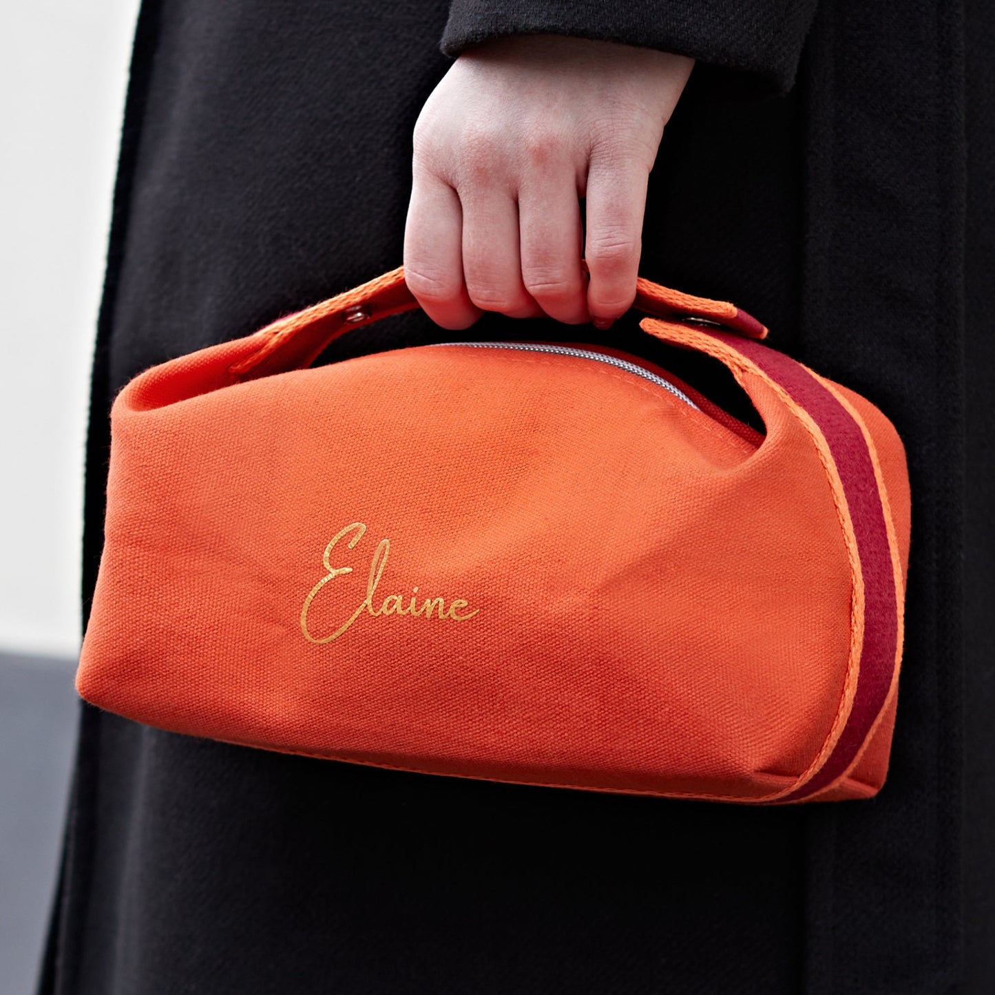 Personalised Top Handle Cosmetic Bag