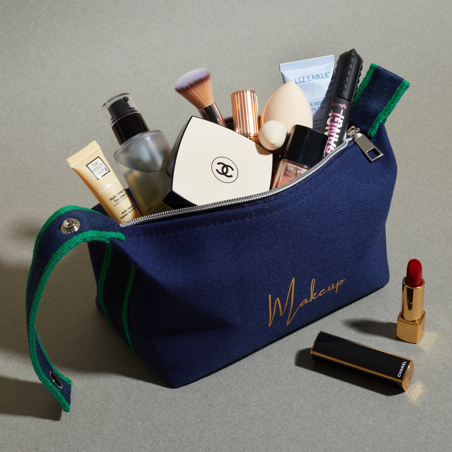 Personalised Top Handle Cosmetic Bag