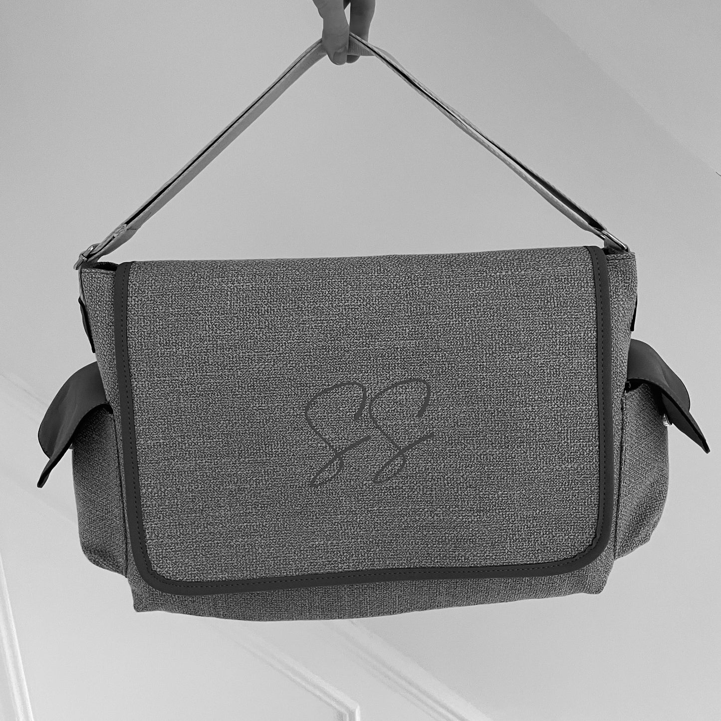 Personalised Canvas Stroller Buggy Nappy Organiser Baby Bag