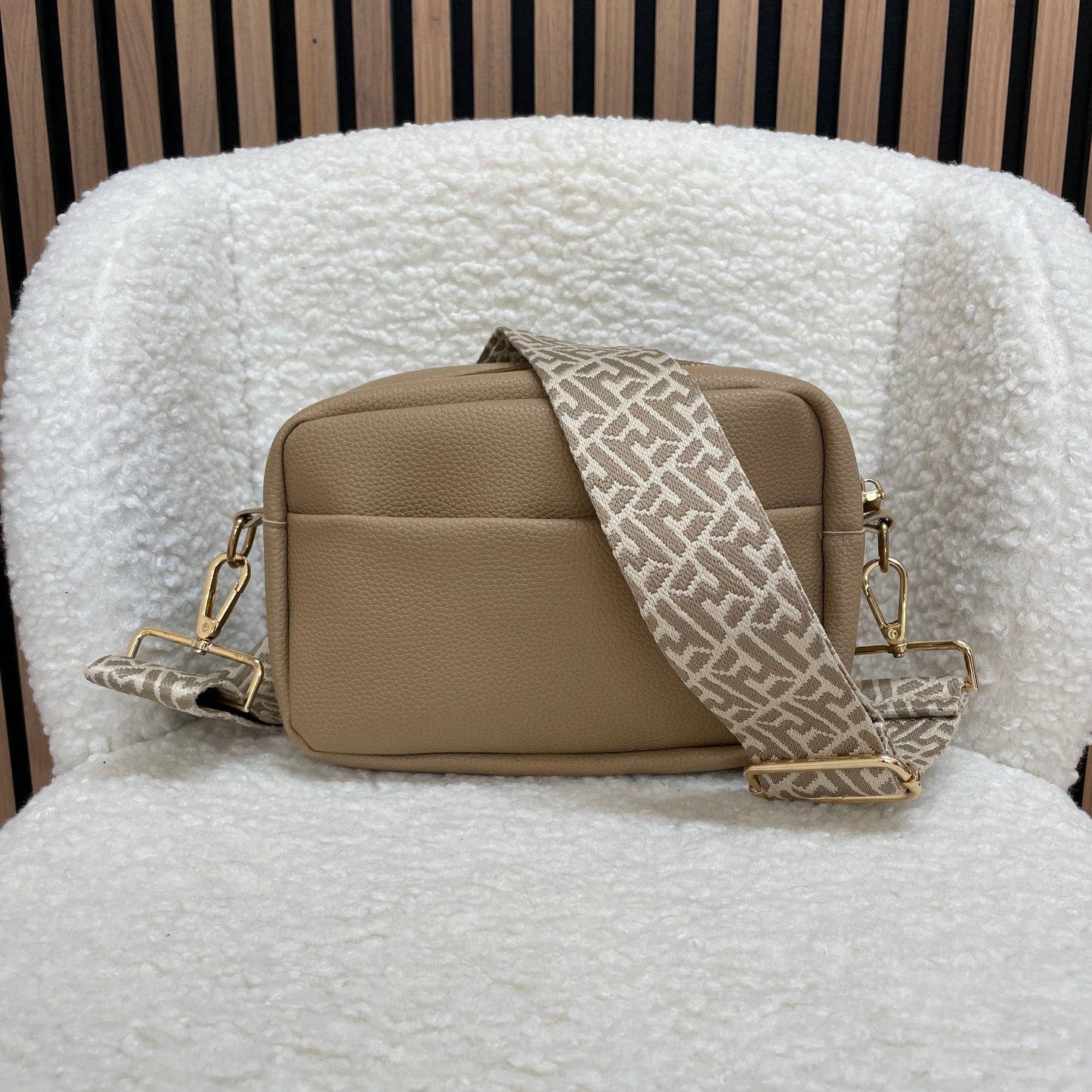Personalised Embossed Cross Body Camera Bag