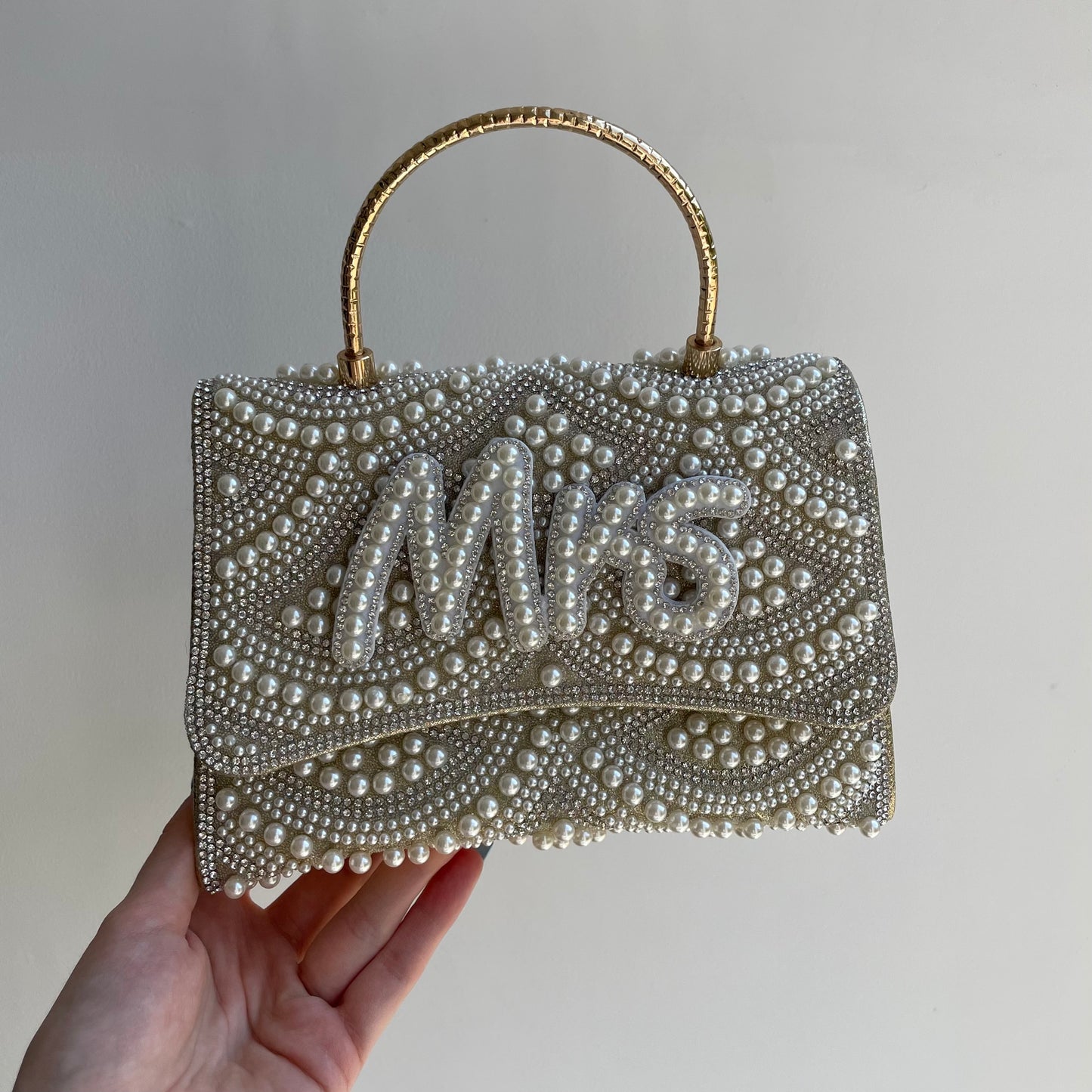 Mrs Pearl Top Handle Hand Bag