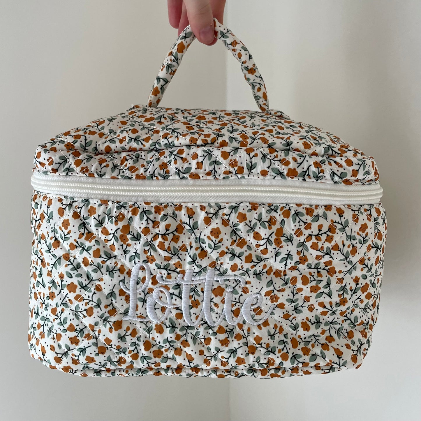 Personalised Embroidered Ditsy Cosmetic Bags