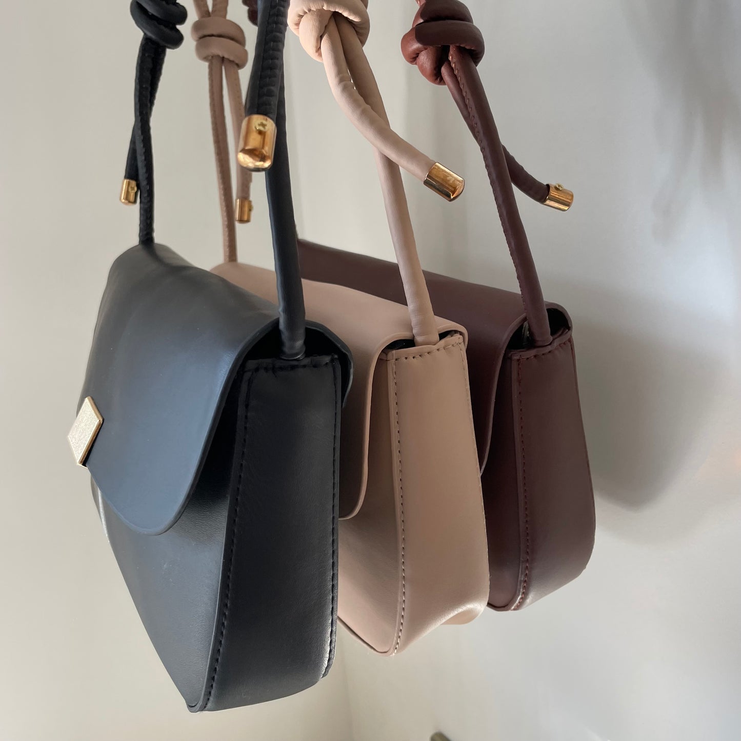 Personalised Embossed Knot Shoulder Bag