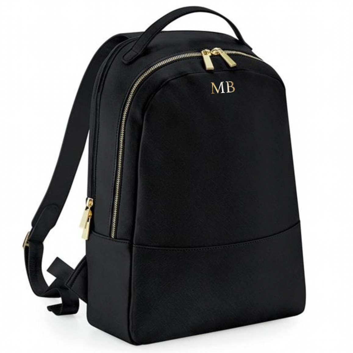 Personalised Saffiano Leather Backpack Bag