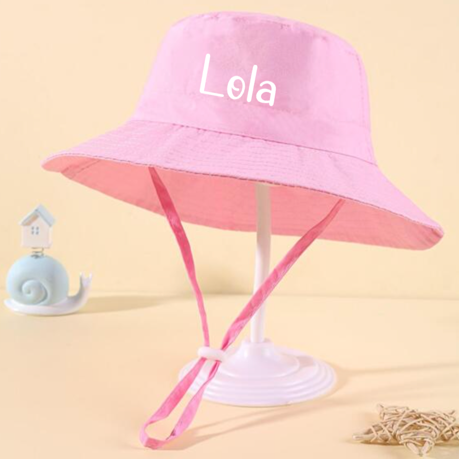 Personalised Childrens Baby Sun Hat
