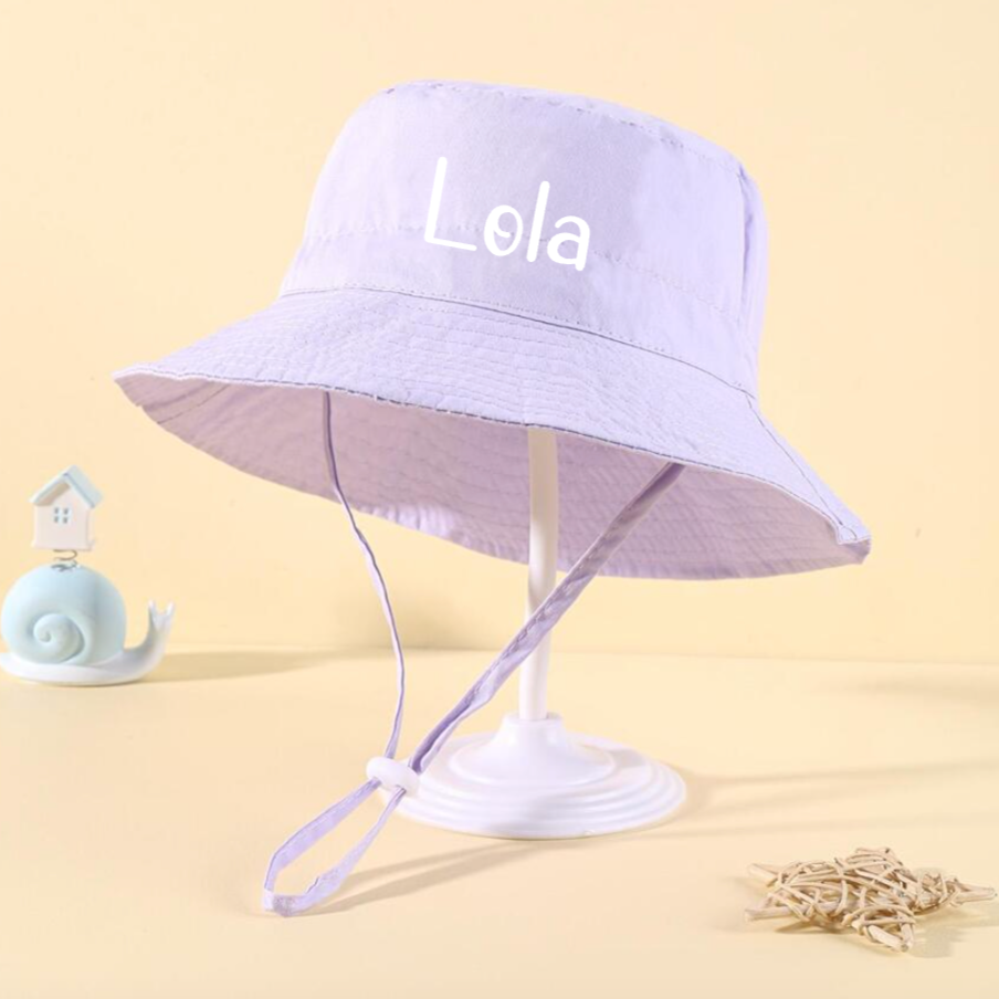Personalised Childrens Baby Sun Hat
