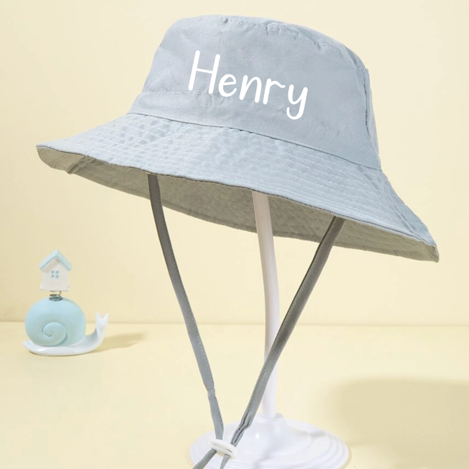 Personalised Childrens Baby Sun Hat