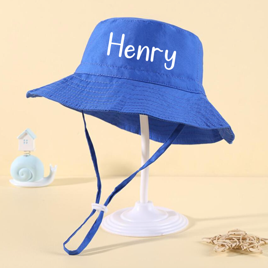 Personalised Childrens Baby Sun Hat