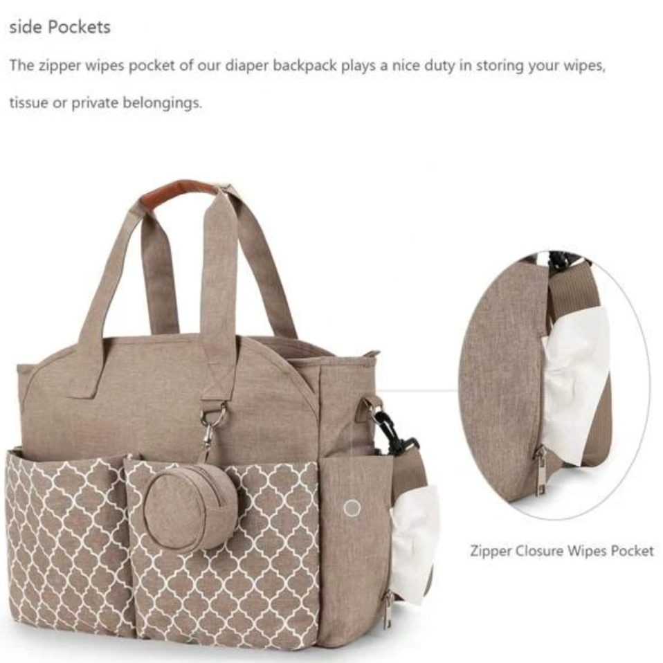 Personalised Clover Stroller Buggy Organiser Baby Bag