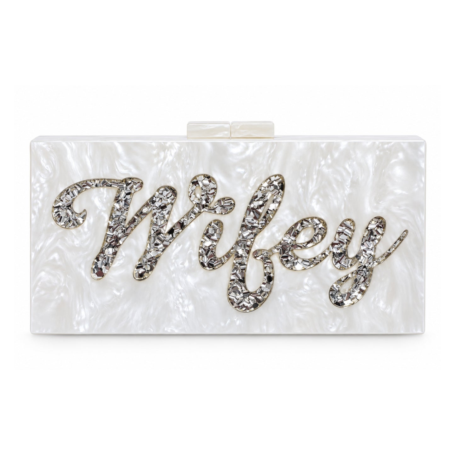Acrylic Marble Wifey Bag
