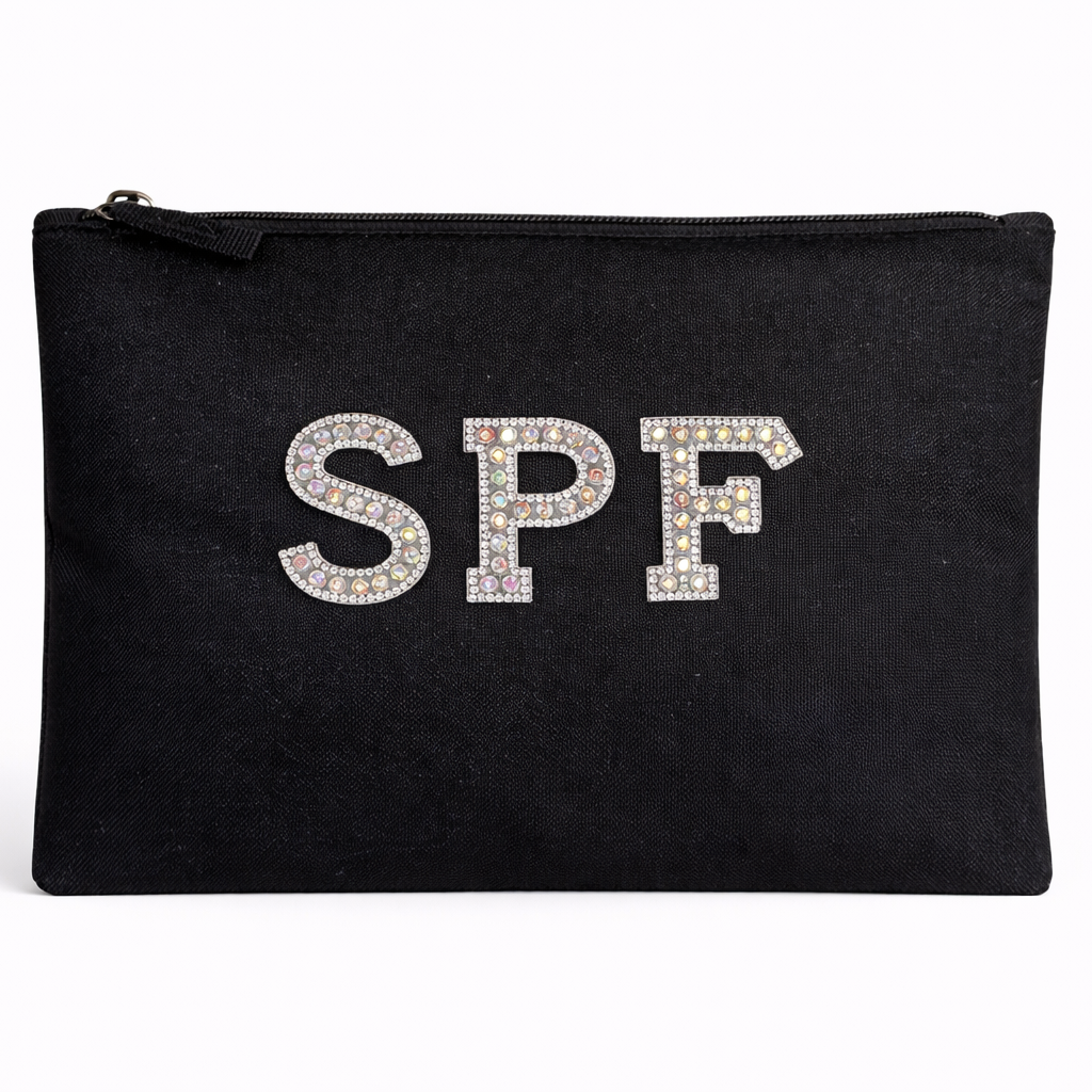 Black SPF Zip Pouch Bag