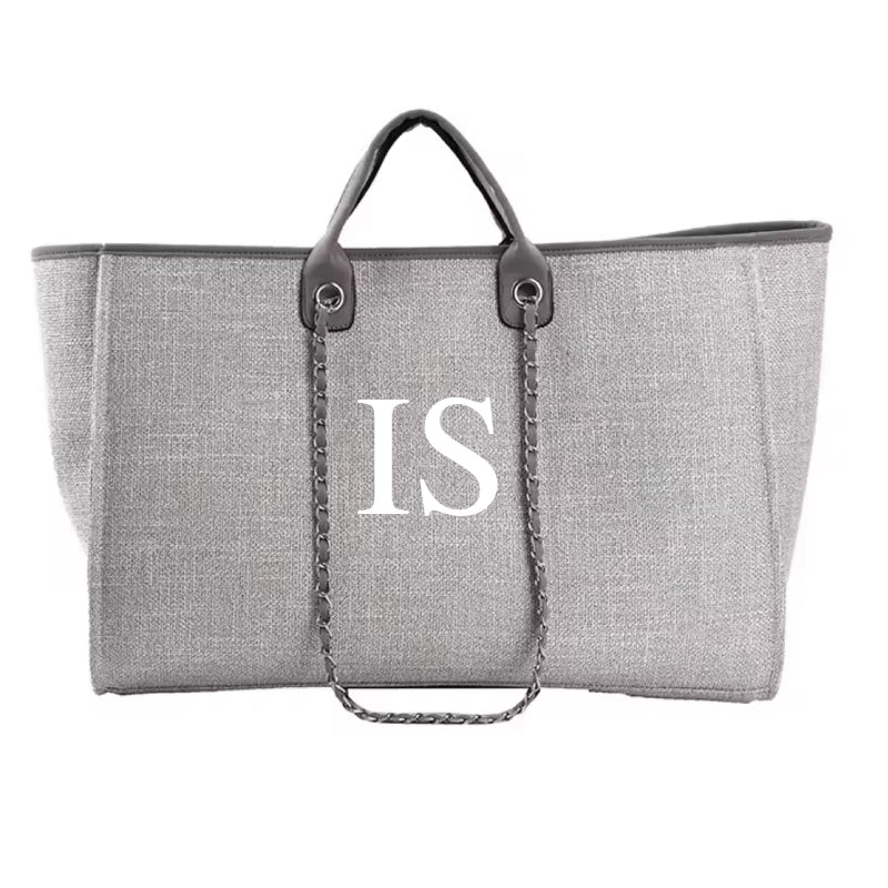 Personalised Extra Large Overnight Initial Tote Bags