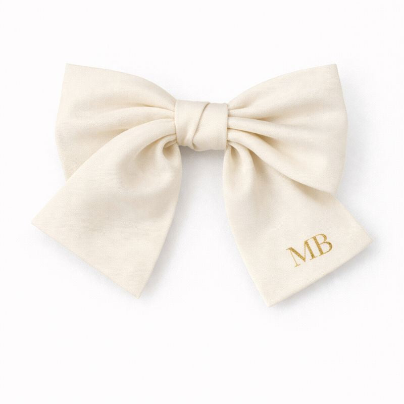 Personalised Initial Monogram Hair Bow