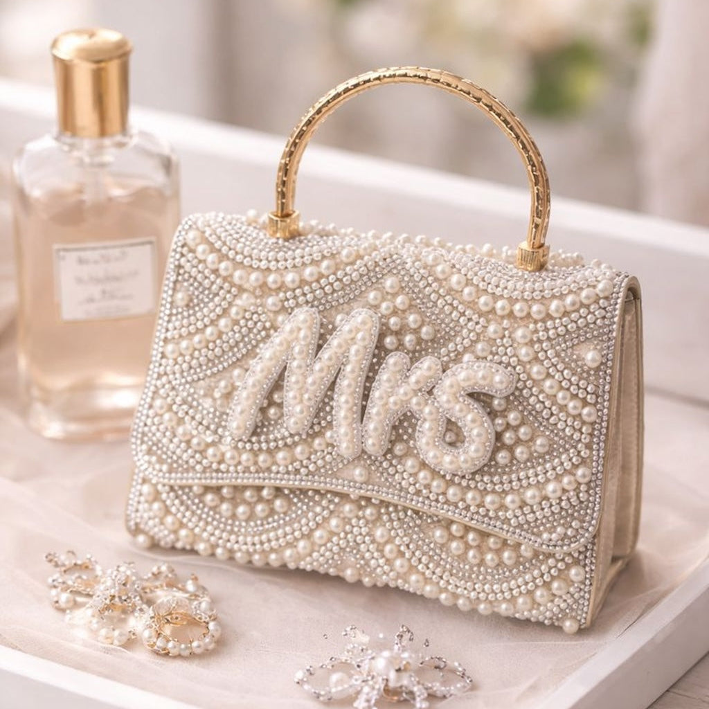 Mrs Pearl Top Handle Bag