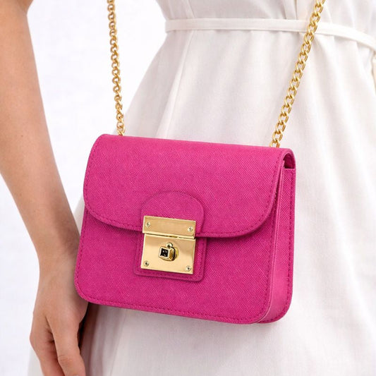 Personalised Saffiano Leather FRANKIE Cross body bag