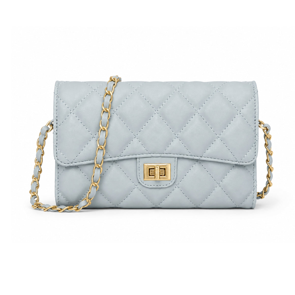 Quilted Chain Cross Body Bag