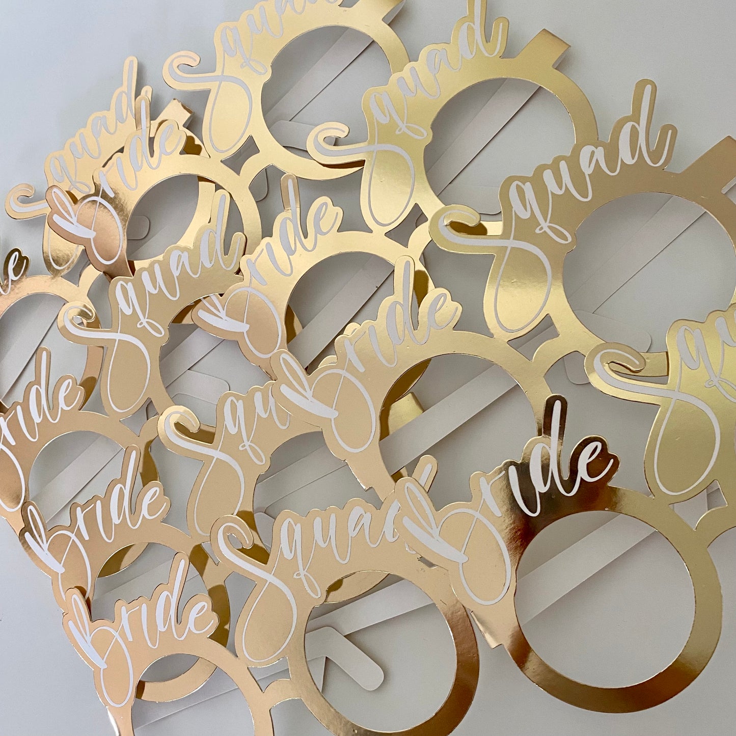 8x Bride Squad Glasses