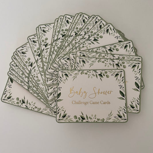 Baby Shower Games Cards Bundle