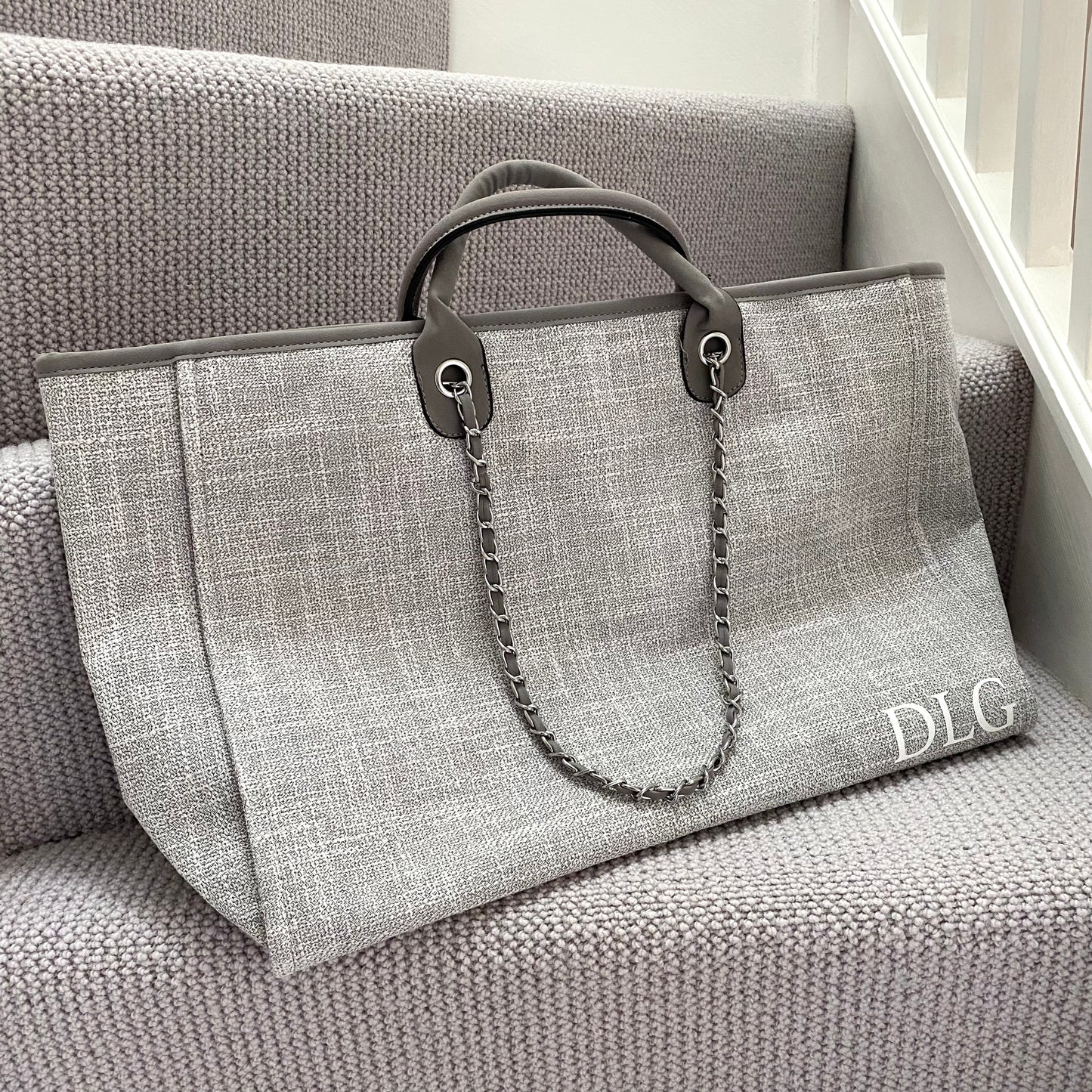 Personalised Extra Large Overnight Initial Tote Bags