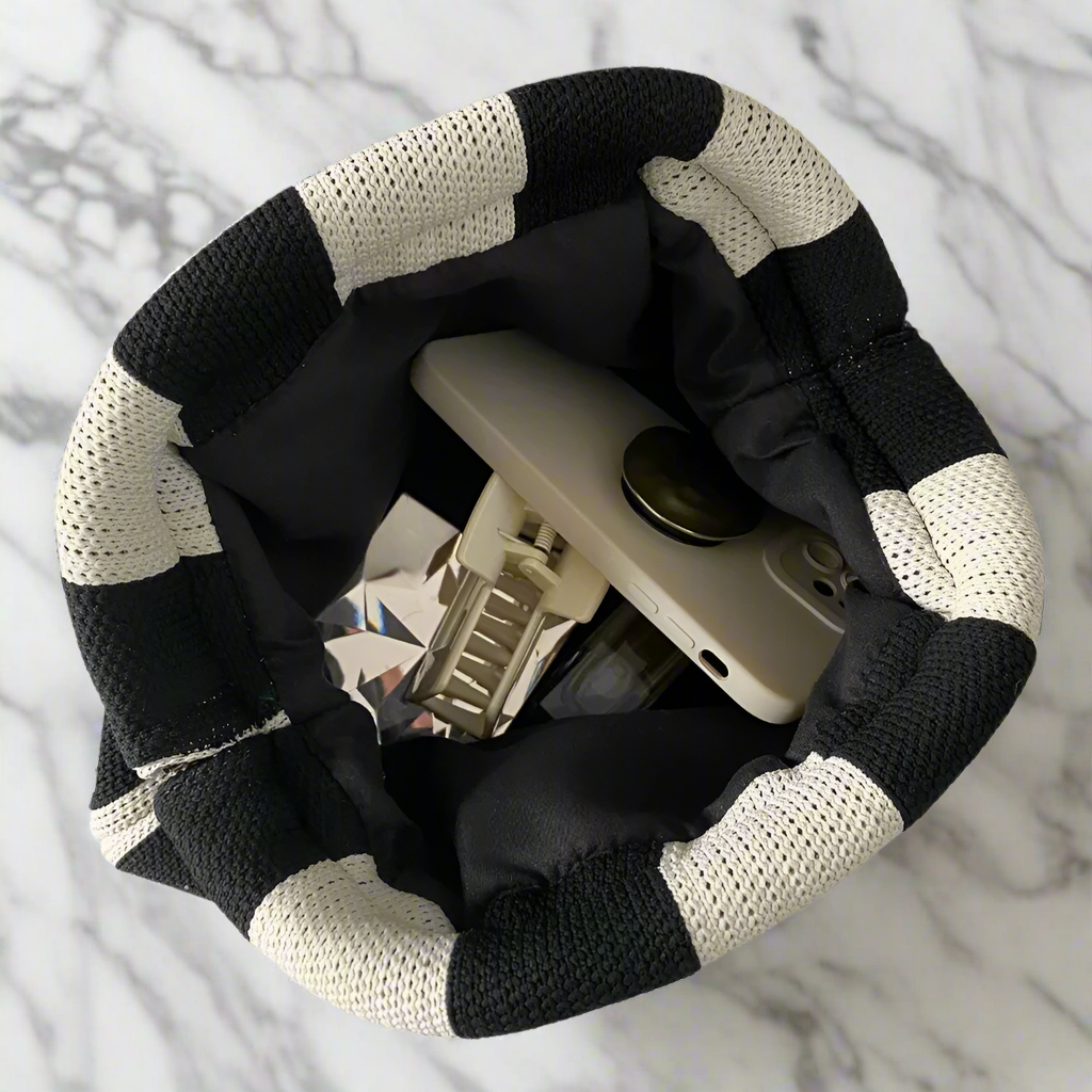 Personalised RACHEL Stripe Clutch Bag