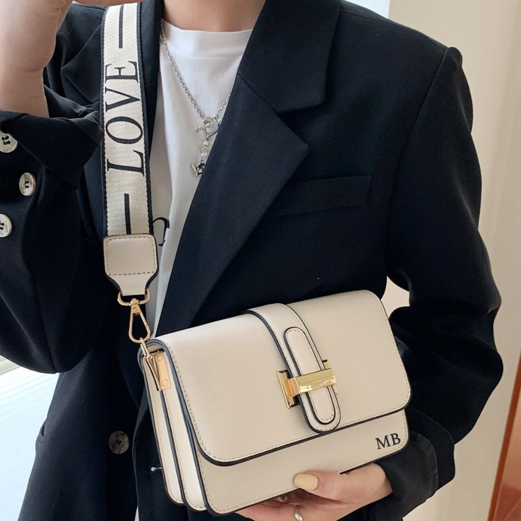 Personalised ELIZABETH Cross Body Camera Bag