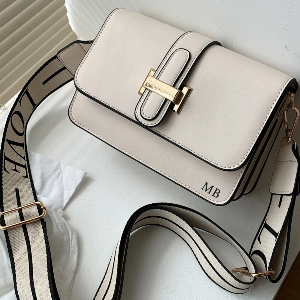 Personalised ELIZABETH Cross Body Camera Bag
